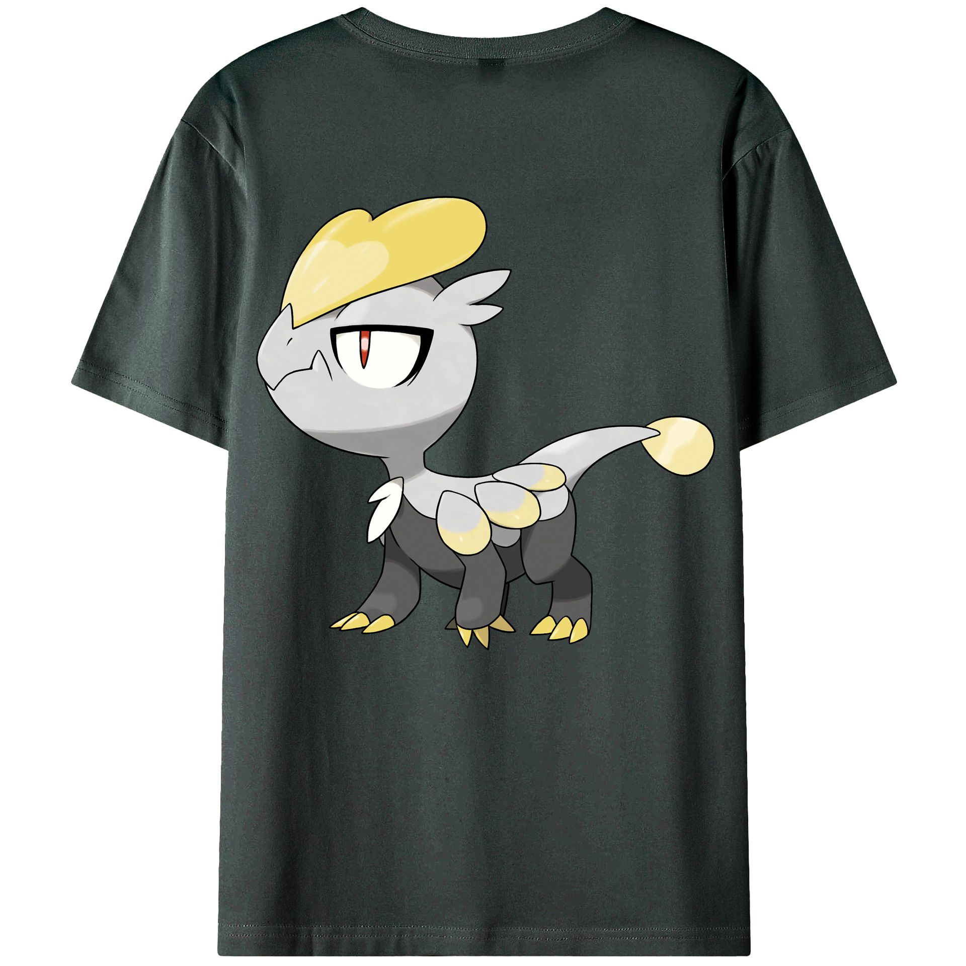 （画像用） ポケットモンスター Pokémon 綿100％ メンズ半袖Tシャツ（バックプリント） 通気性